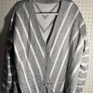 Stripped Cardigan
